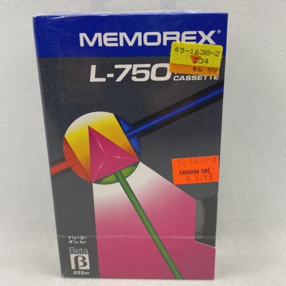 Beta Memorex L-750 Blank Recordable Tape 4.5 Hours Sealed - Picture 10 of 10